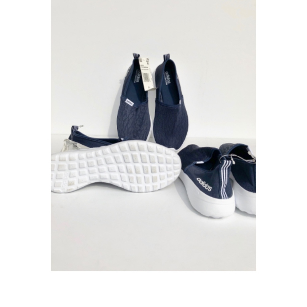 New No Box Adidas Cloudfoam Slip-On Navy Blue - Picture 3 of 3